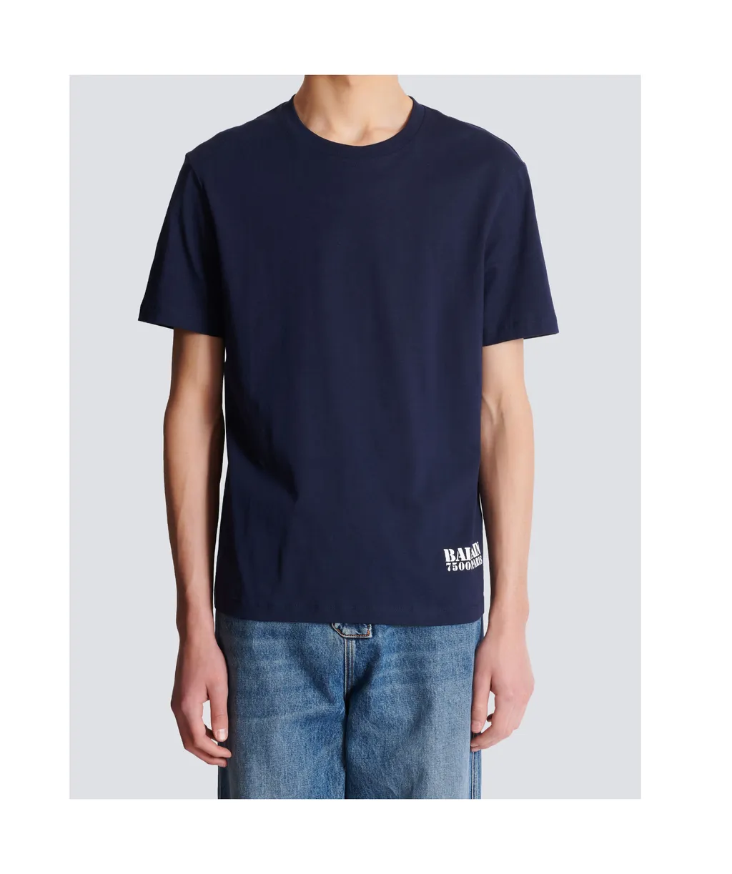 Small Balmain Stamp Printed T-Shirt