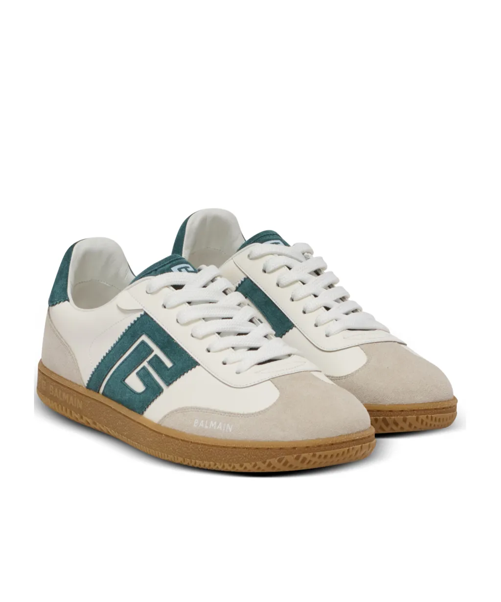 Swan Suede And Smooth Leather Trainers