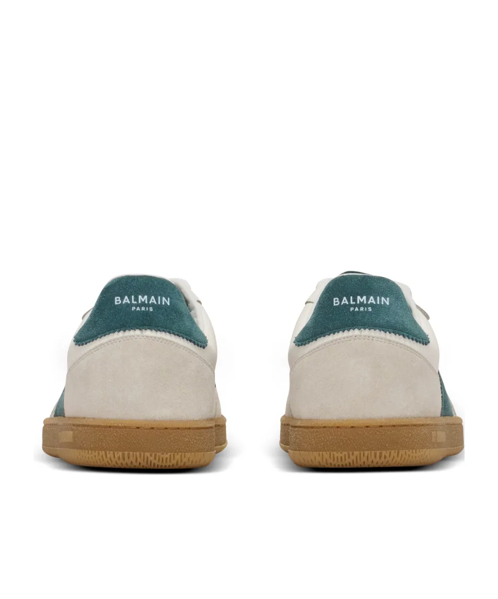 Swan Suede And Smooth Leather Trainers