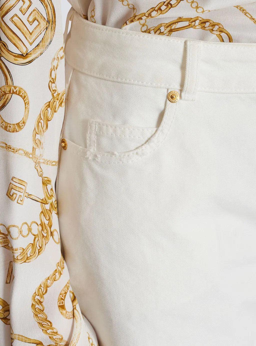 Plain Denim Straight-Fit Jeans