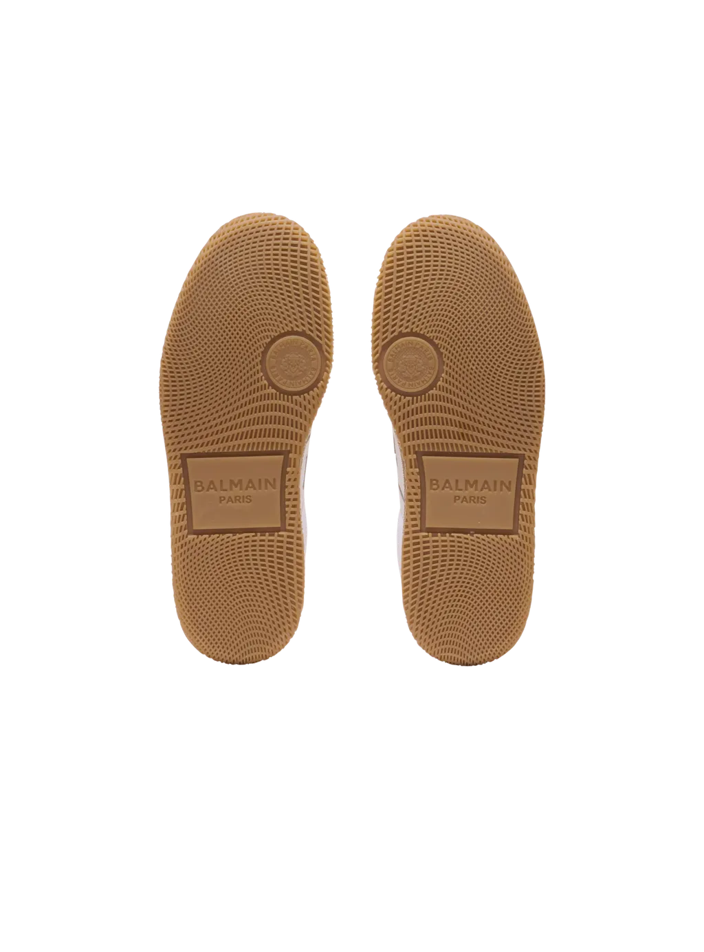 Leather And Canvas Swan Trainers