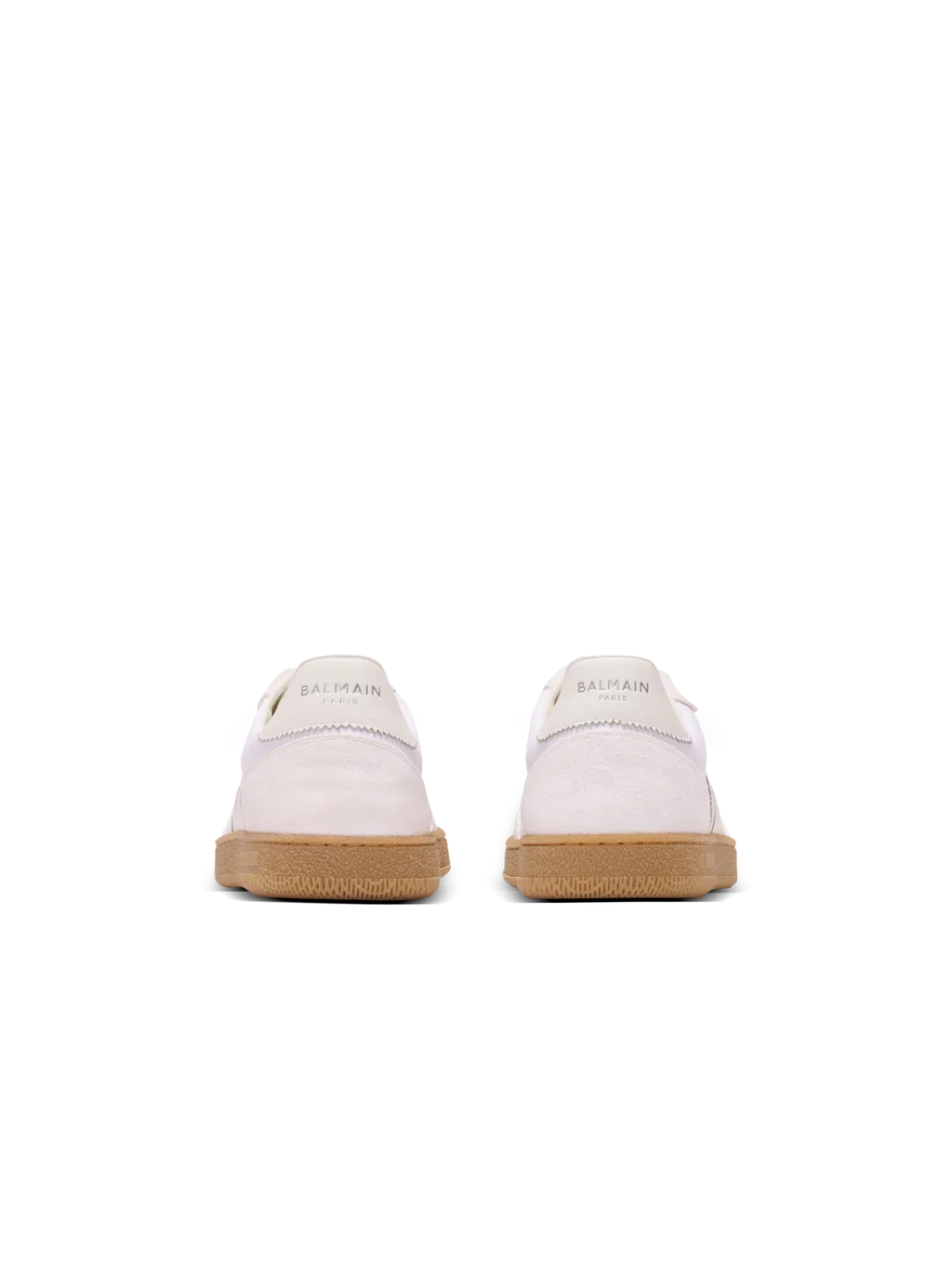 Leather And Canvas Swan Trainers