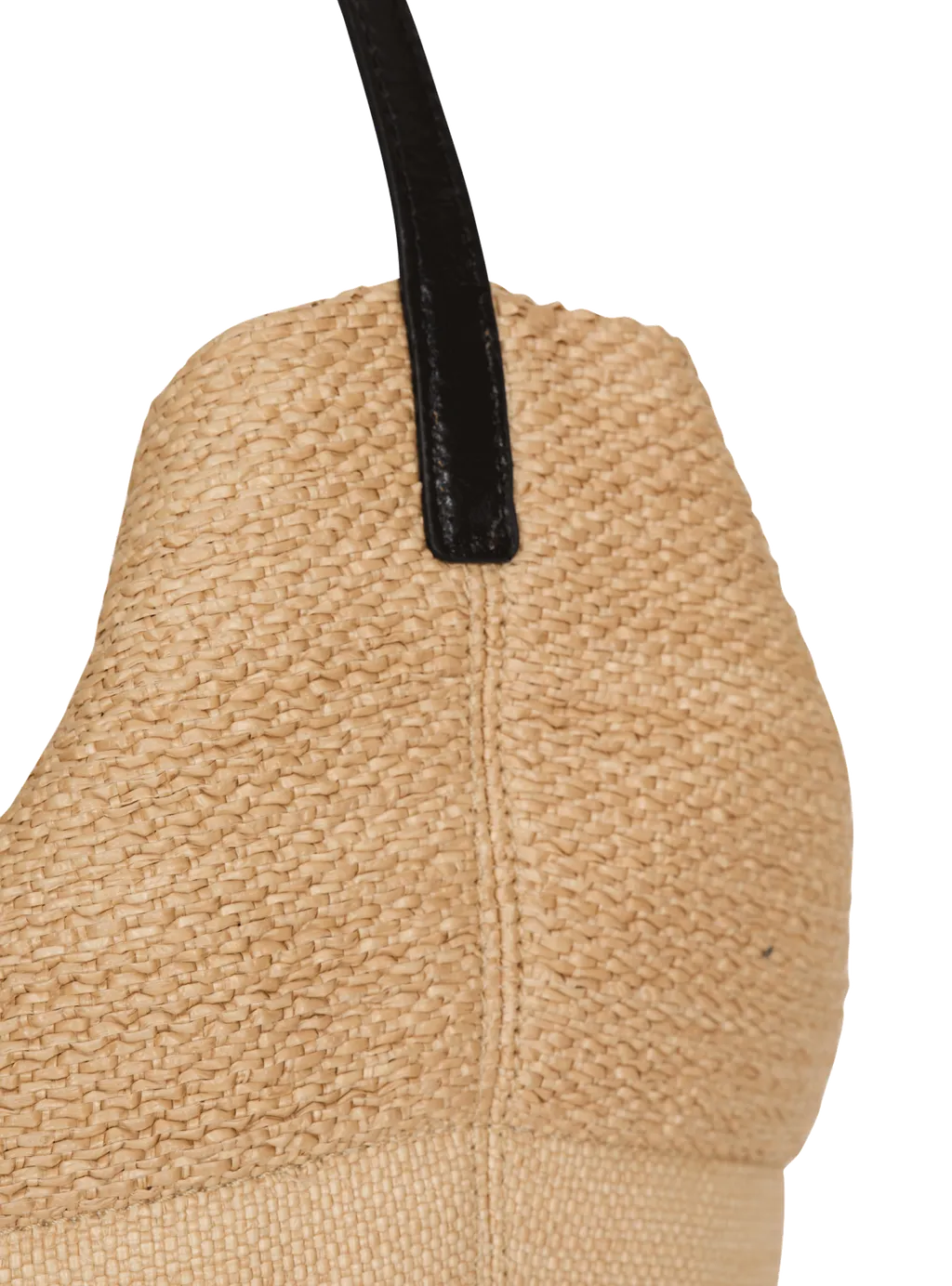 Track Raffia Tote Bag