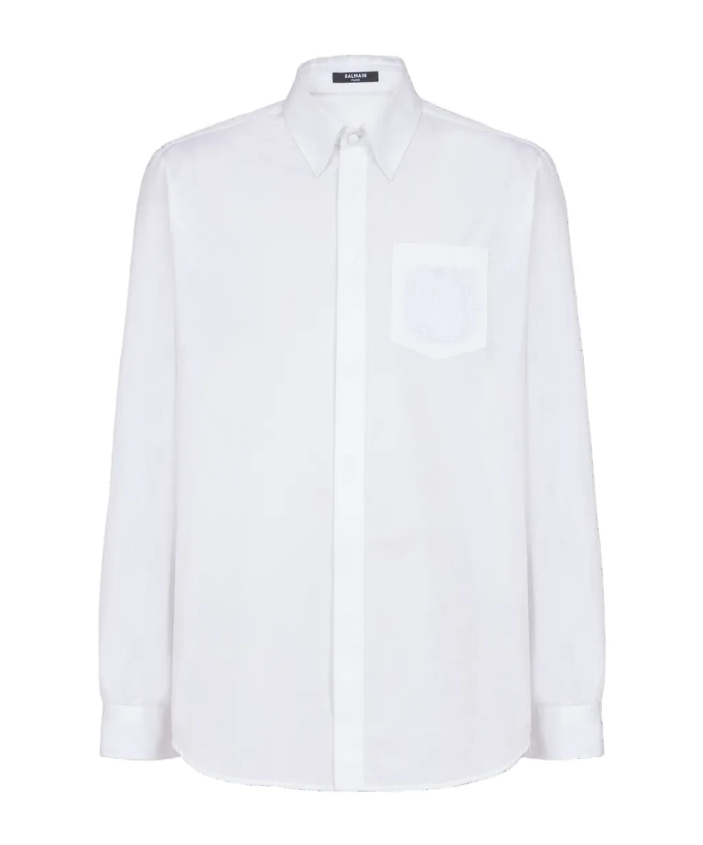 ÉCusson Embroidered Poplin Shirt