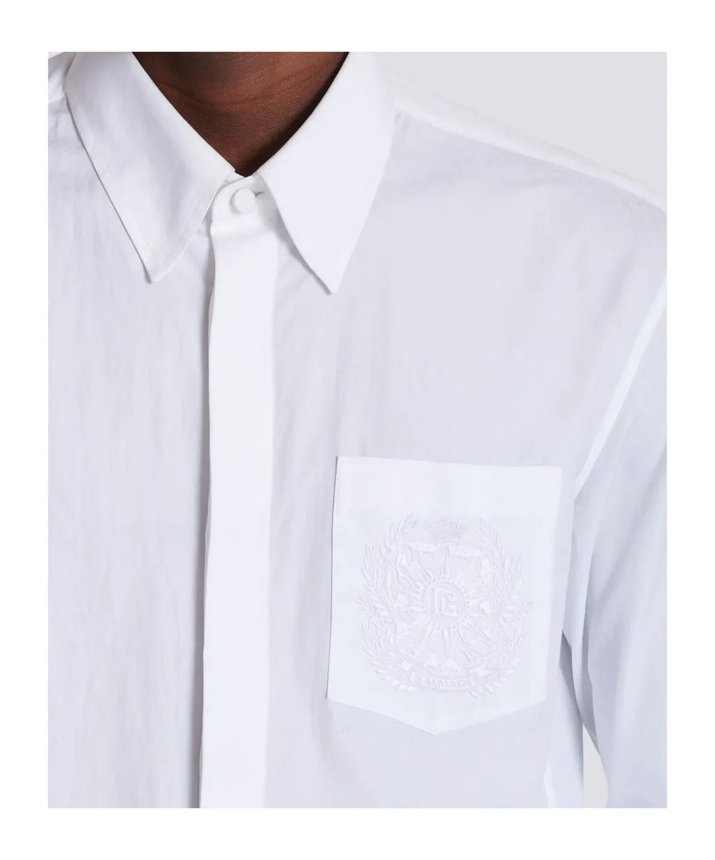 ÉCusson Embroidered Poplin Shirt