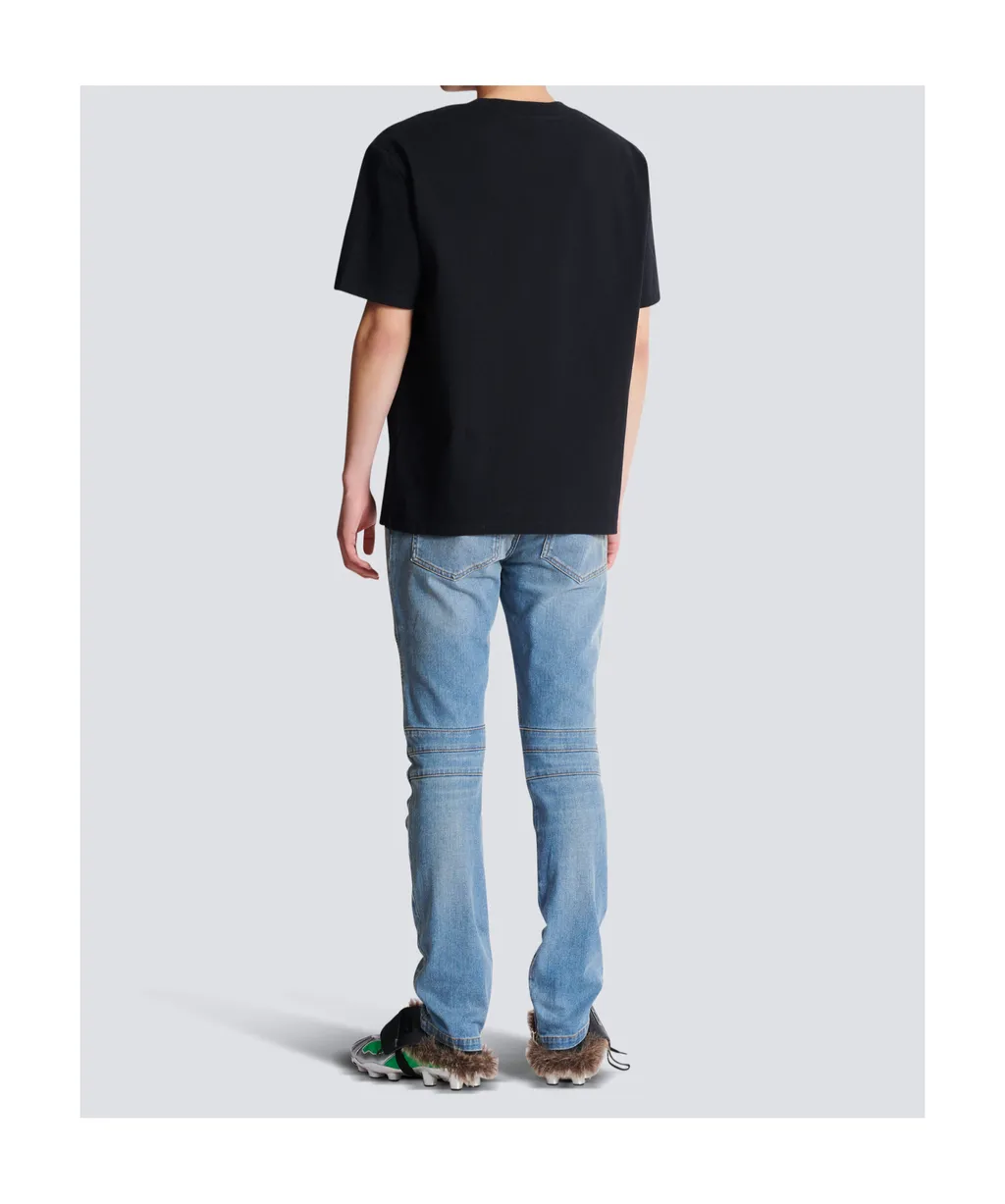Logo Lettre Flocked T-Shirt