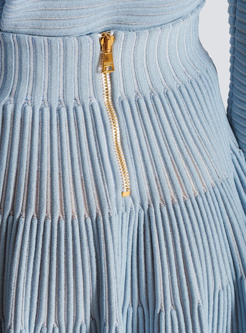 A-Line Textured Knit Skirt