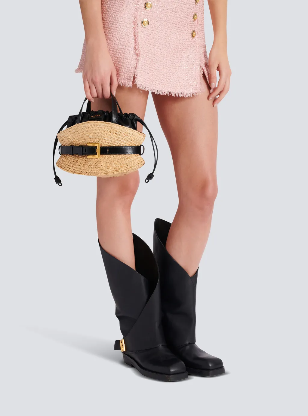 Shuffle Drawstring-Fastened Mini Tote Bag
