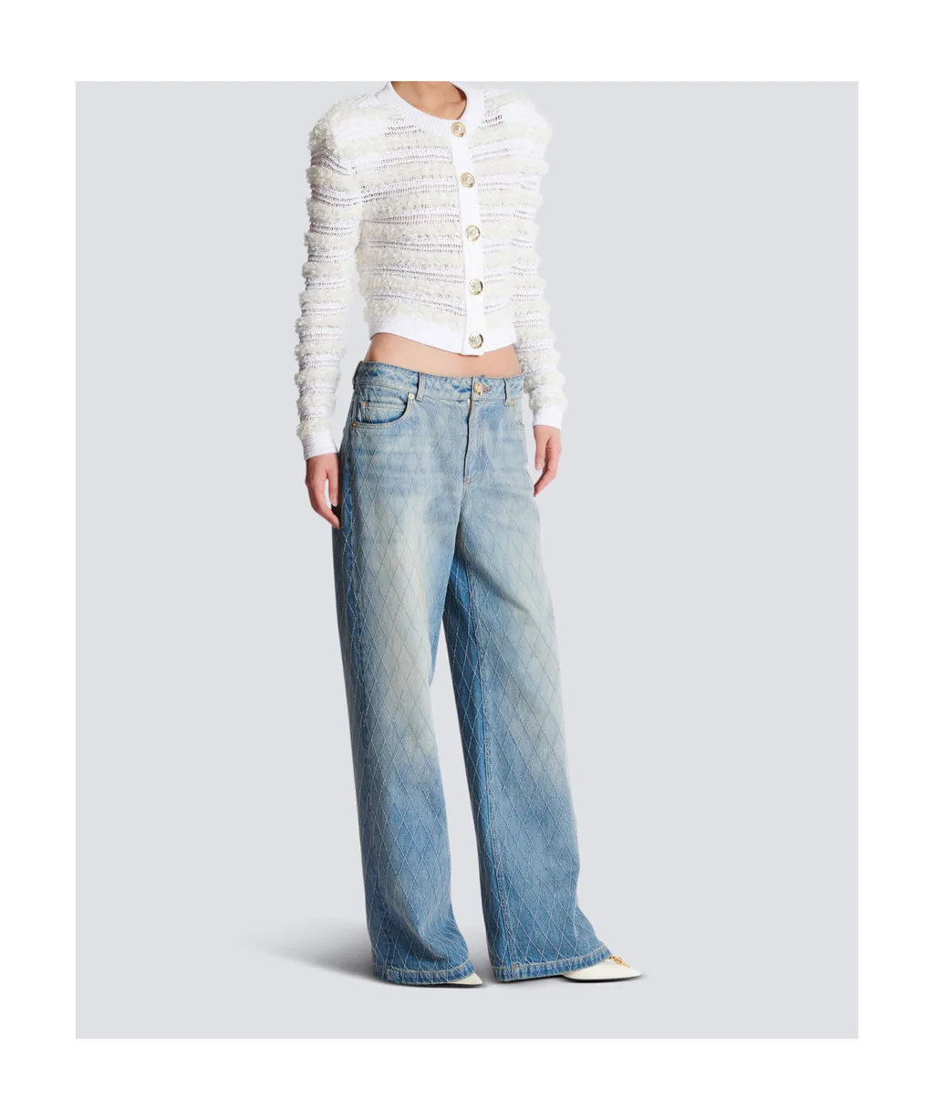 Logo Patch Straight-Leg Jeans