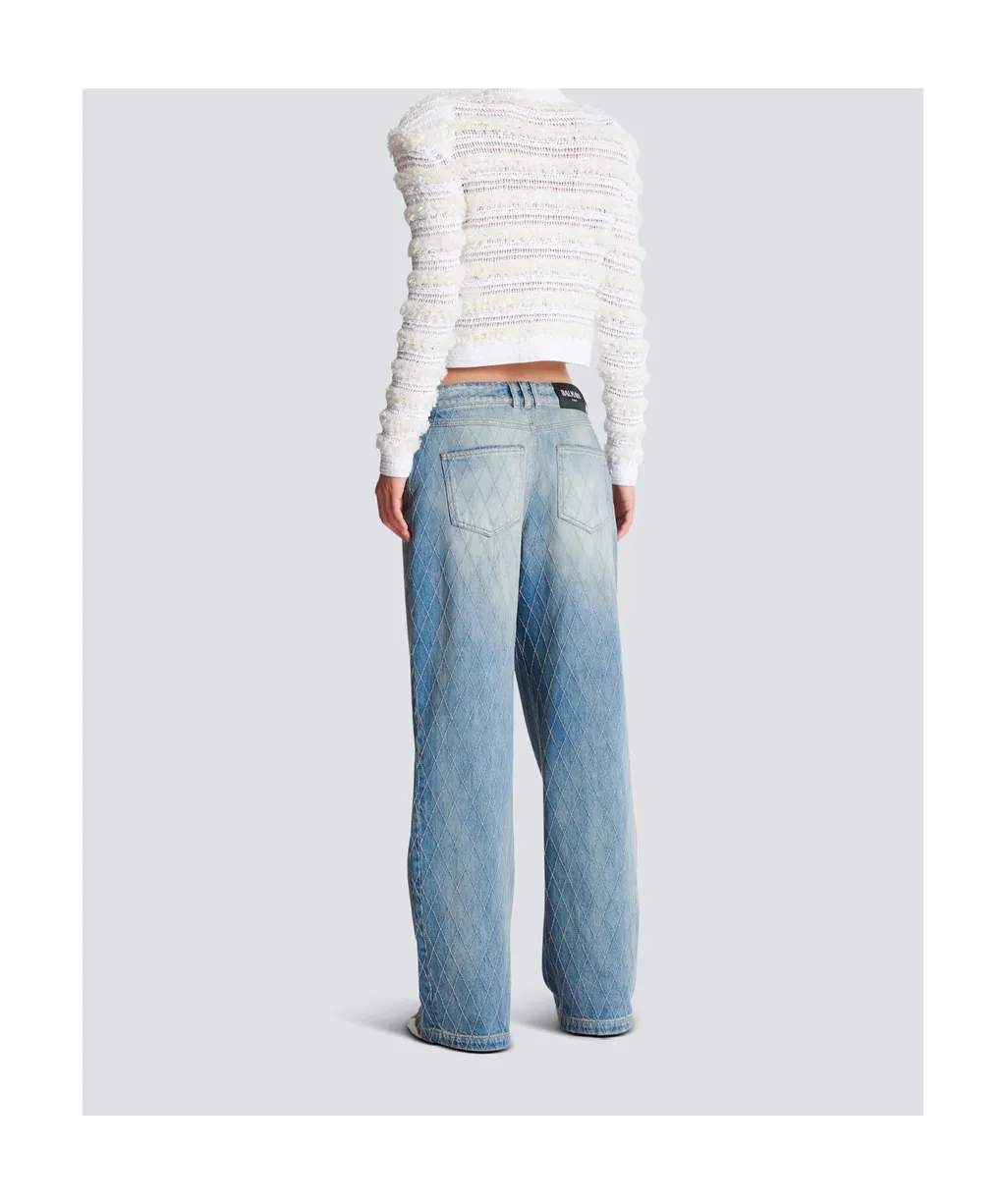 Logo Patch Straight-Leg Jeans