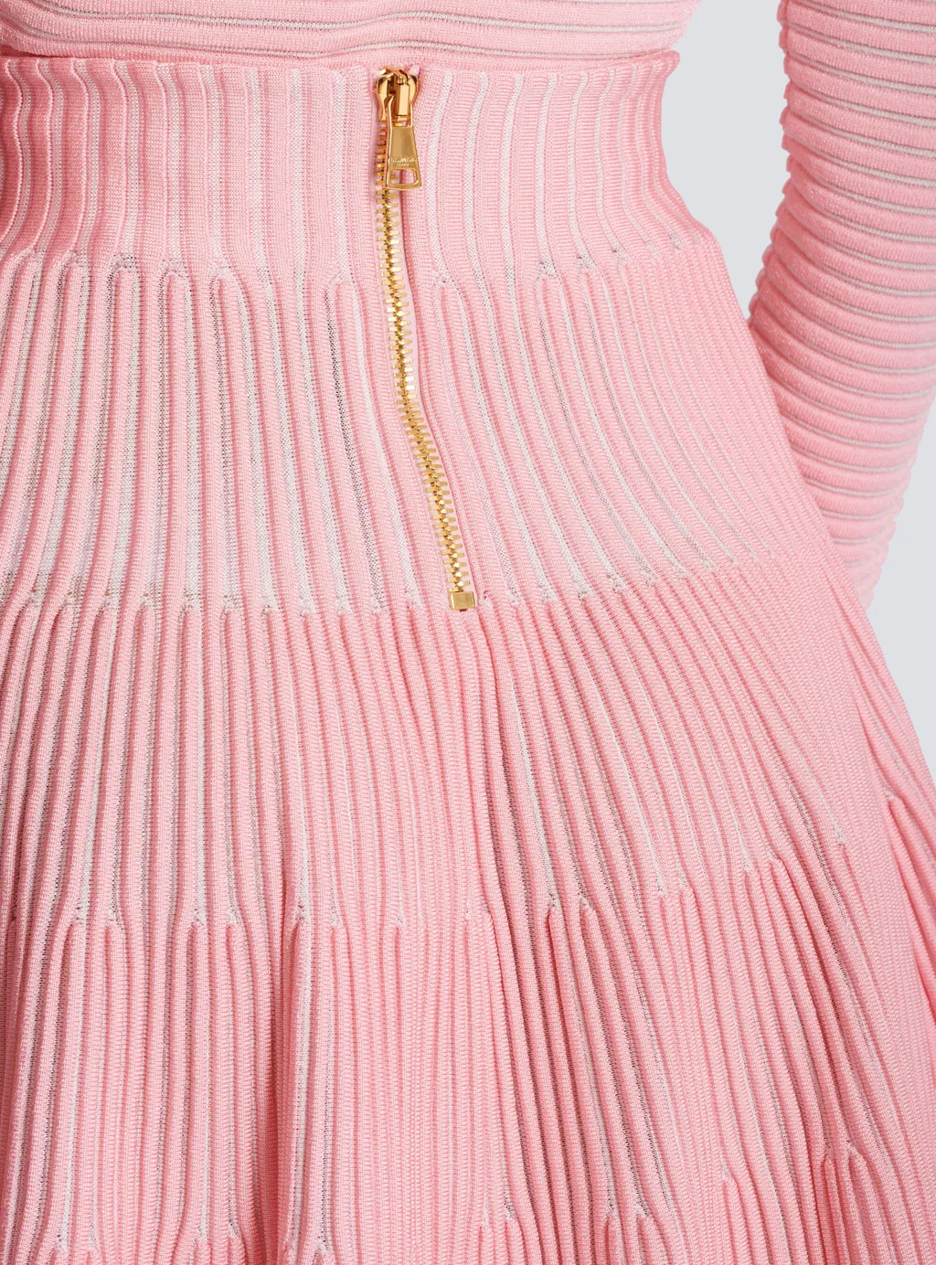 A-Line Textured Knit Skirt