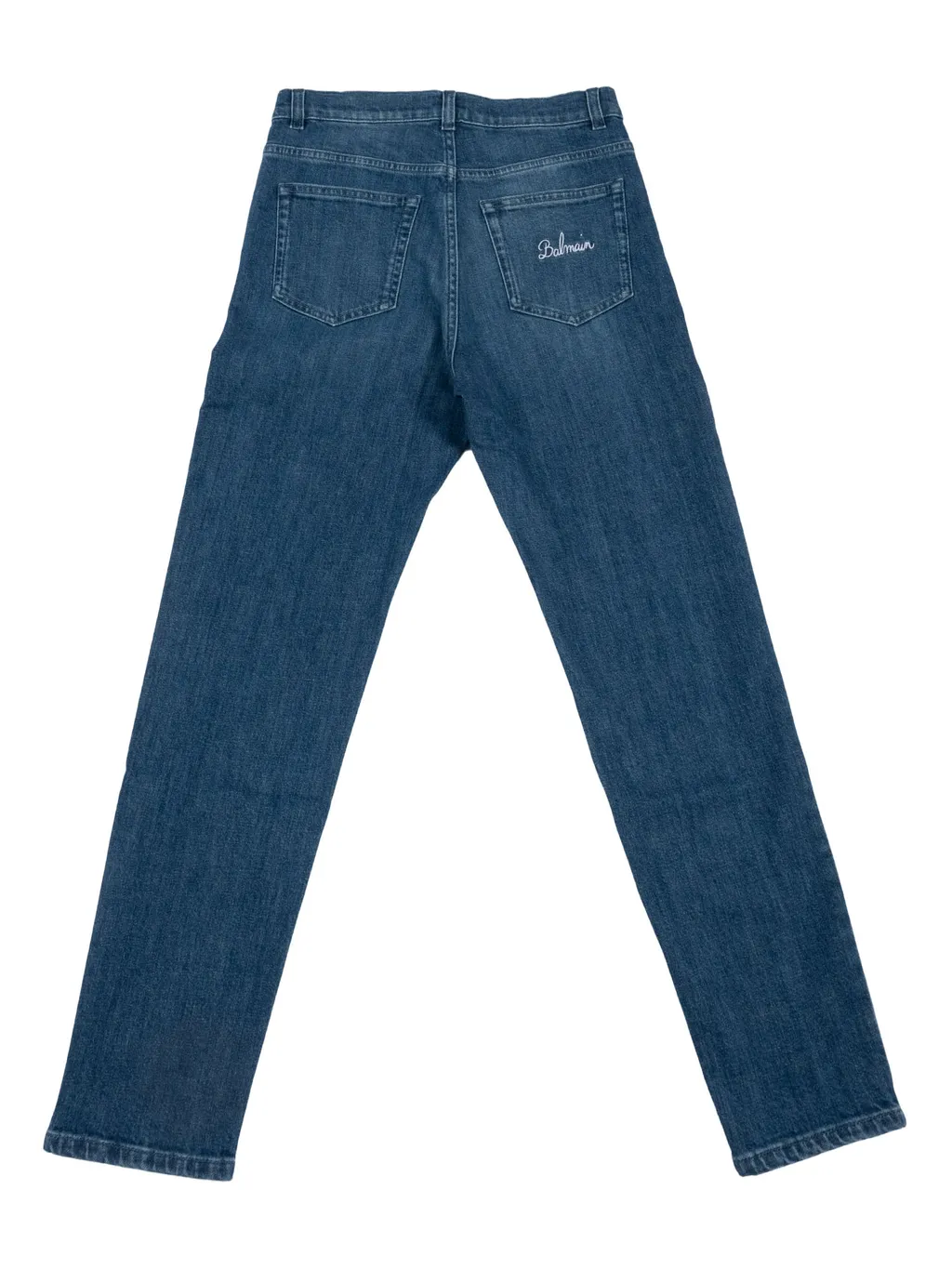 Embroidered Logo Jeans