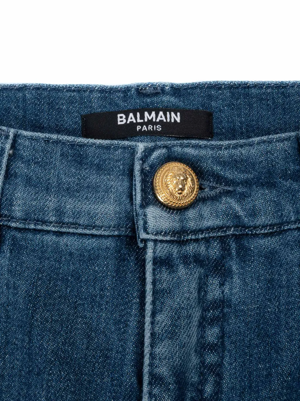 Embroidered Logo Jeans