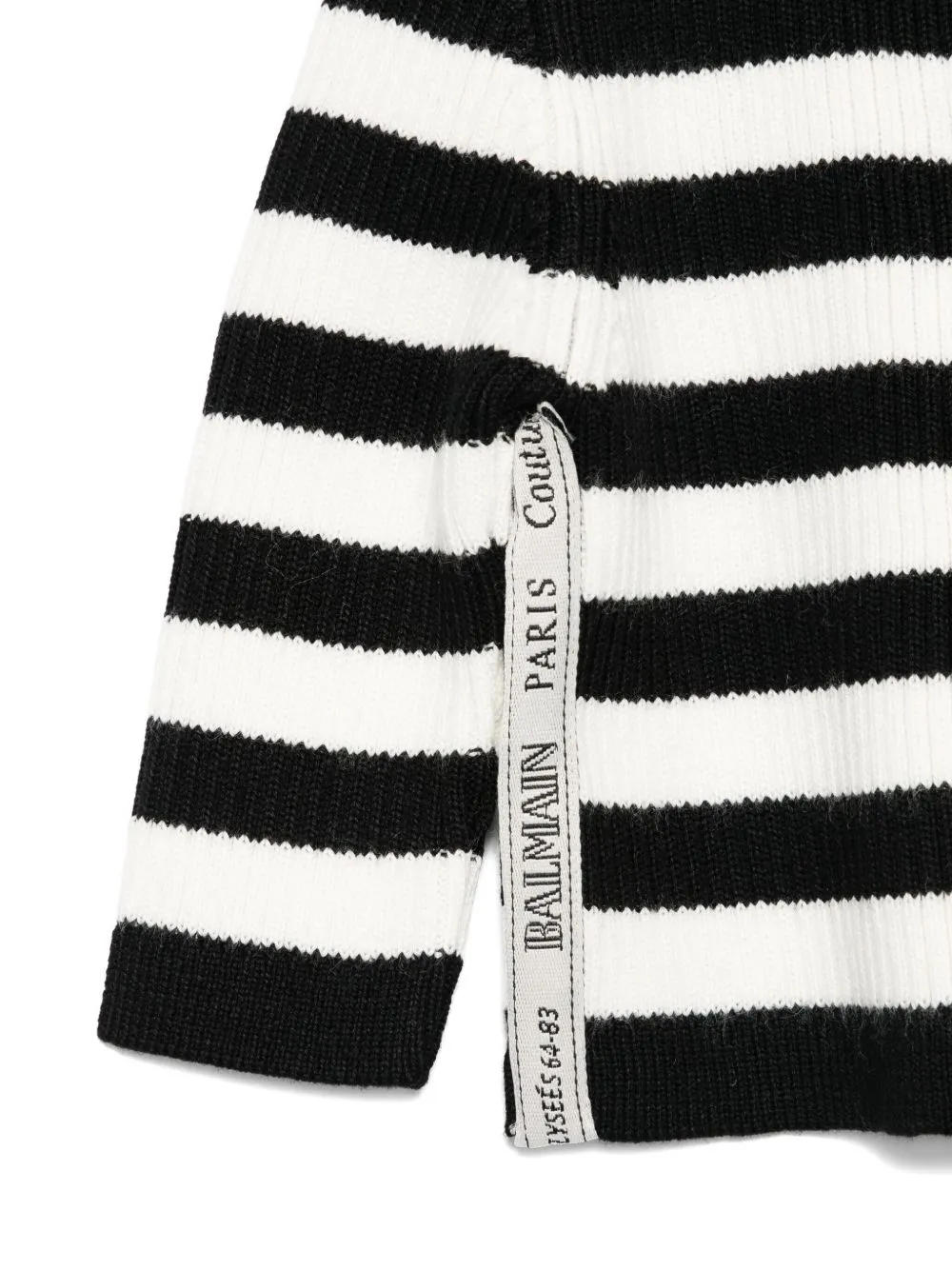 Stripe-Detail Cardigan