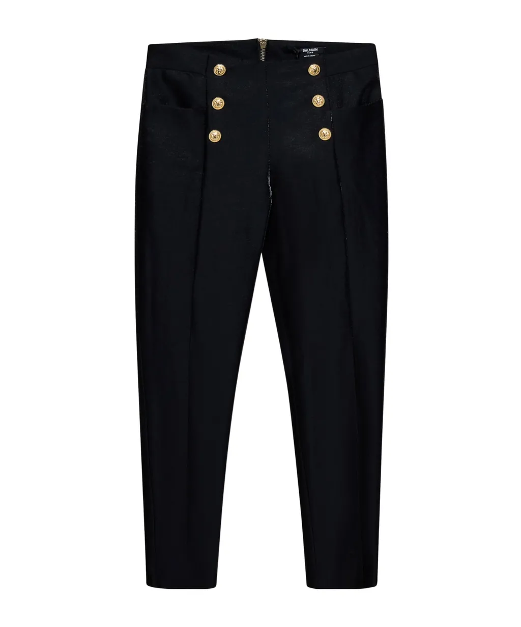 Zipper Straight Pants