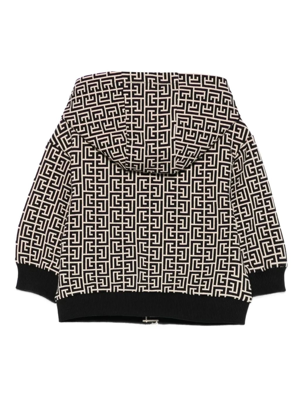 Monogram-Pattern Hoodie