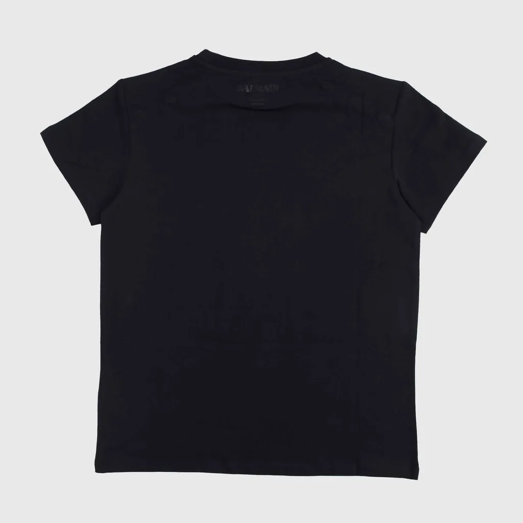 Button-Embellished Cotton T-Shirt