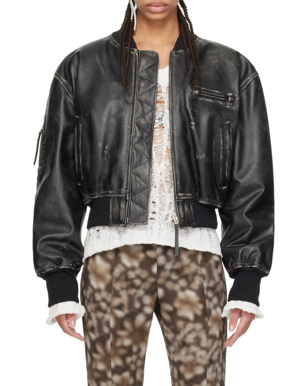Zip-Up Bomber Jacket