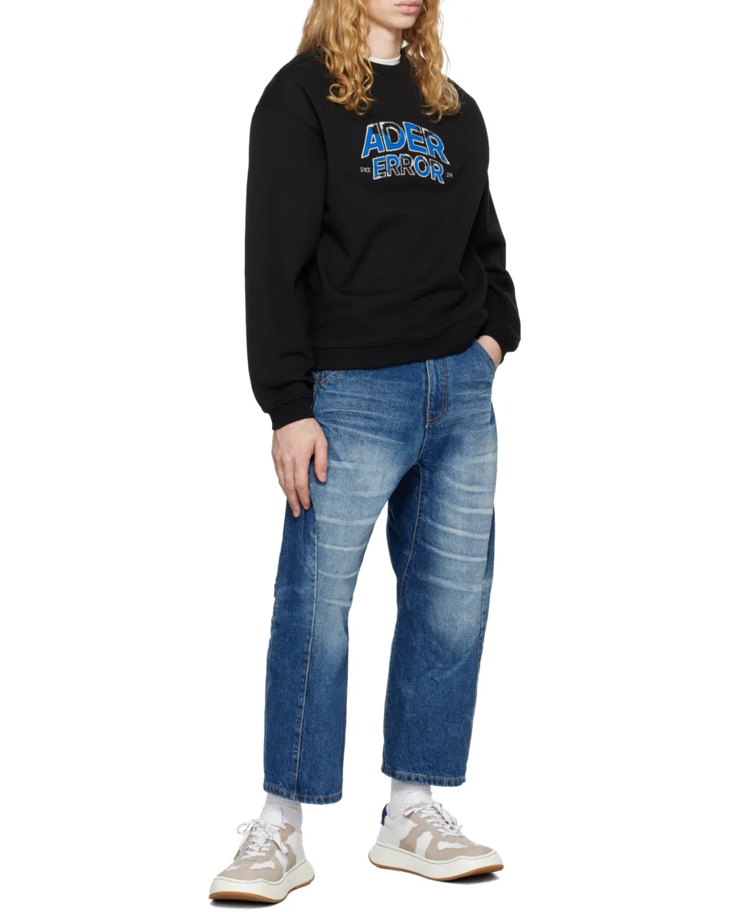 Logo Embroidered Crewneck Sweatshirt