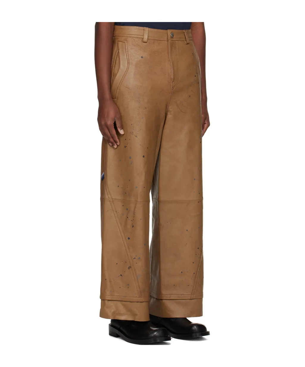 Stitched Waist Loop Casual Pants