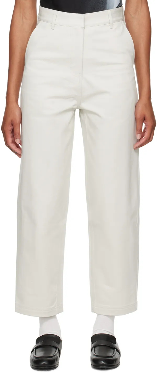Belt Loop Logo Casual Pants