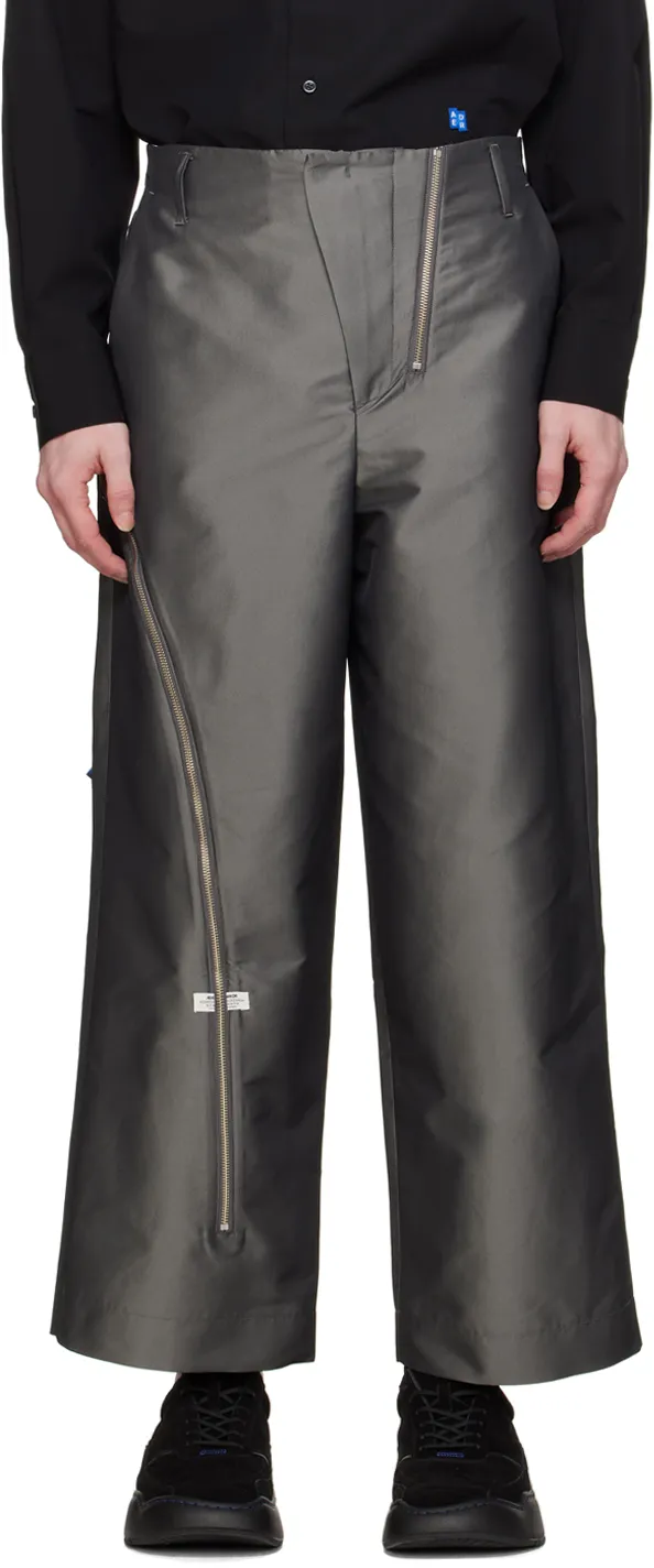 Zip Belt Loop Casual Pants