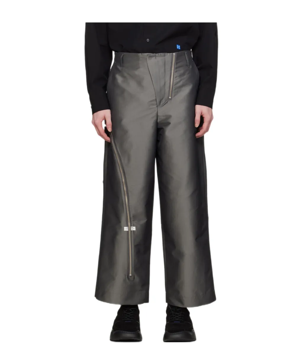 Zip Belt Loop Casual Pants