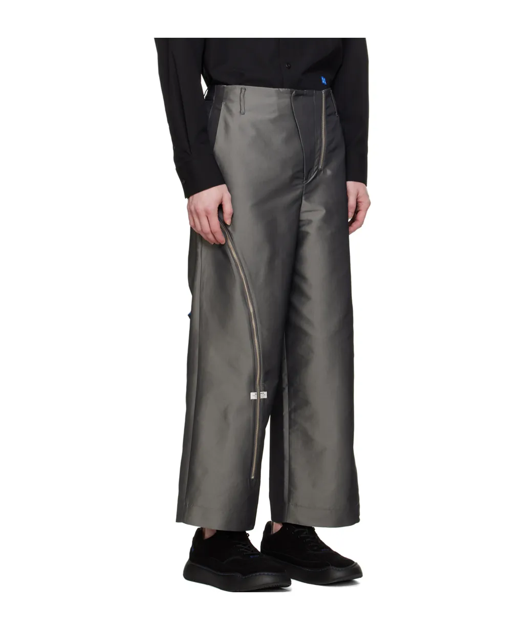 Zip Belt Loop Casual Pants