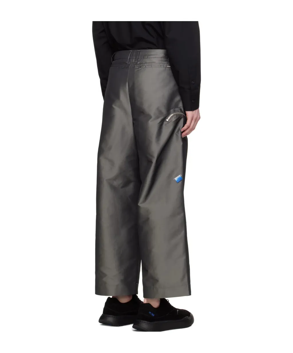 Zip Belt Loop Casual Pants