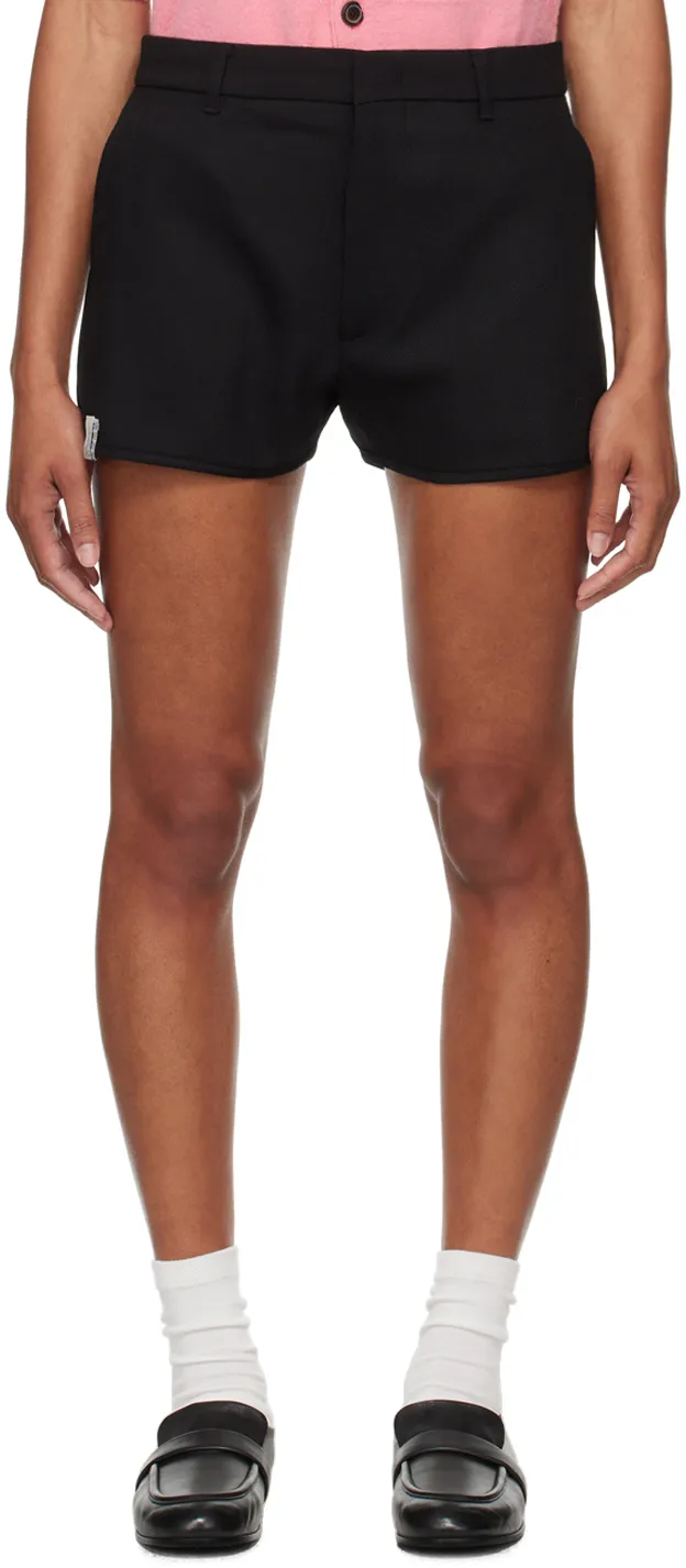Belt Loop Zipper Shorts