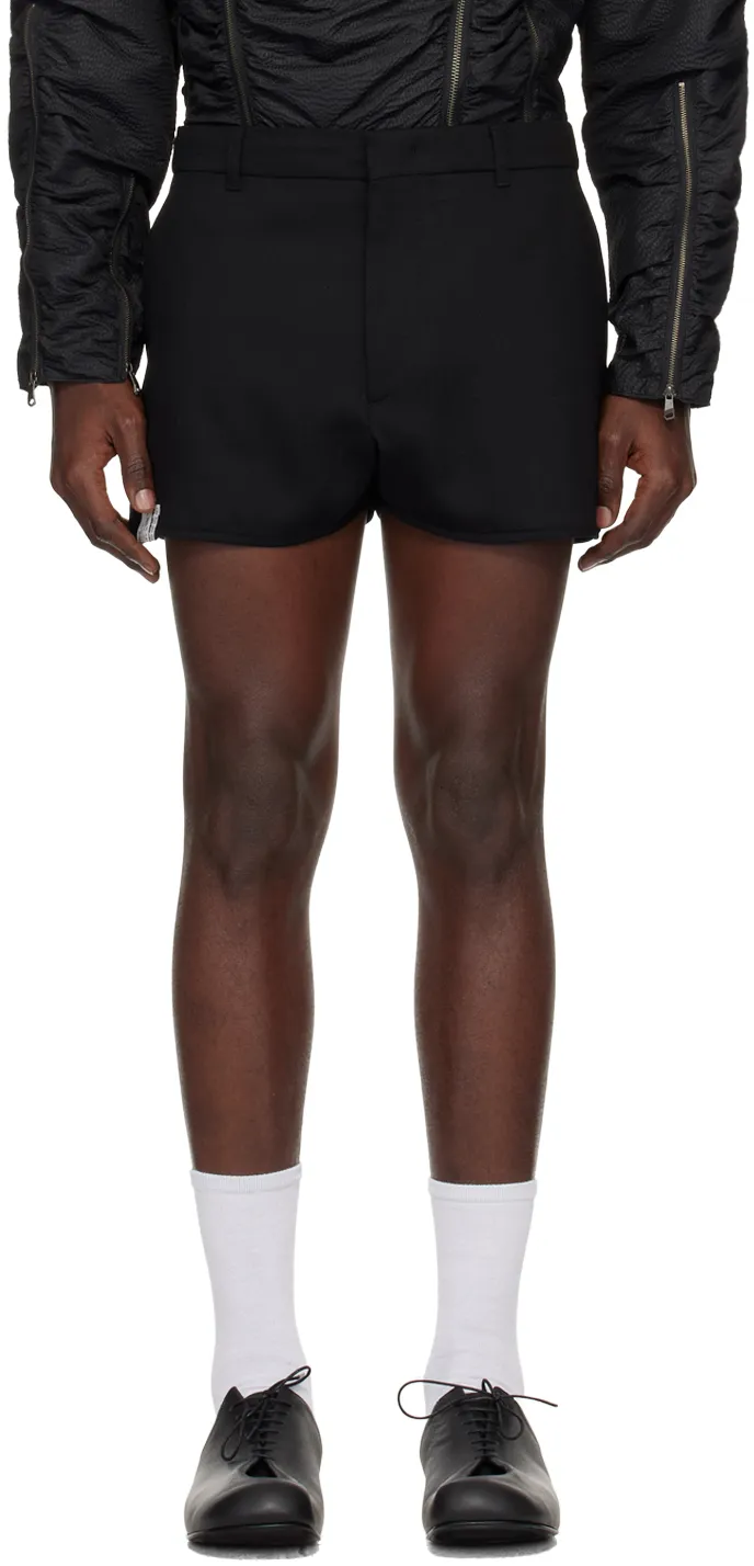 Belt Loop Zipper Shorts