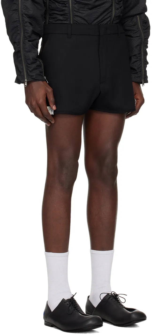 Belt Loop Zipper Shorts