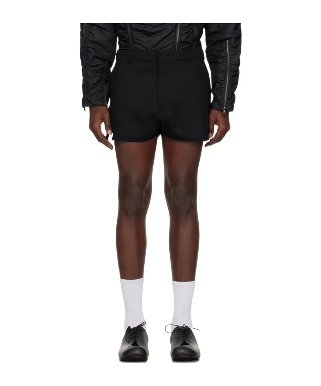 Belt Loop Zipper Shorts