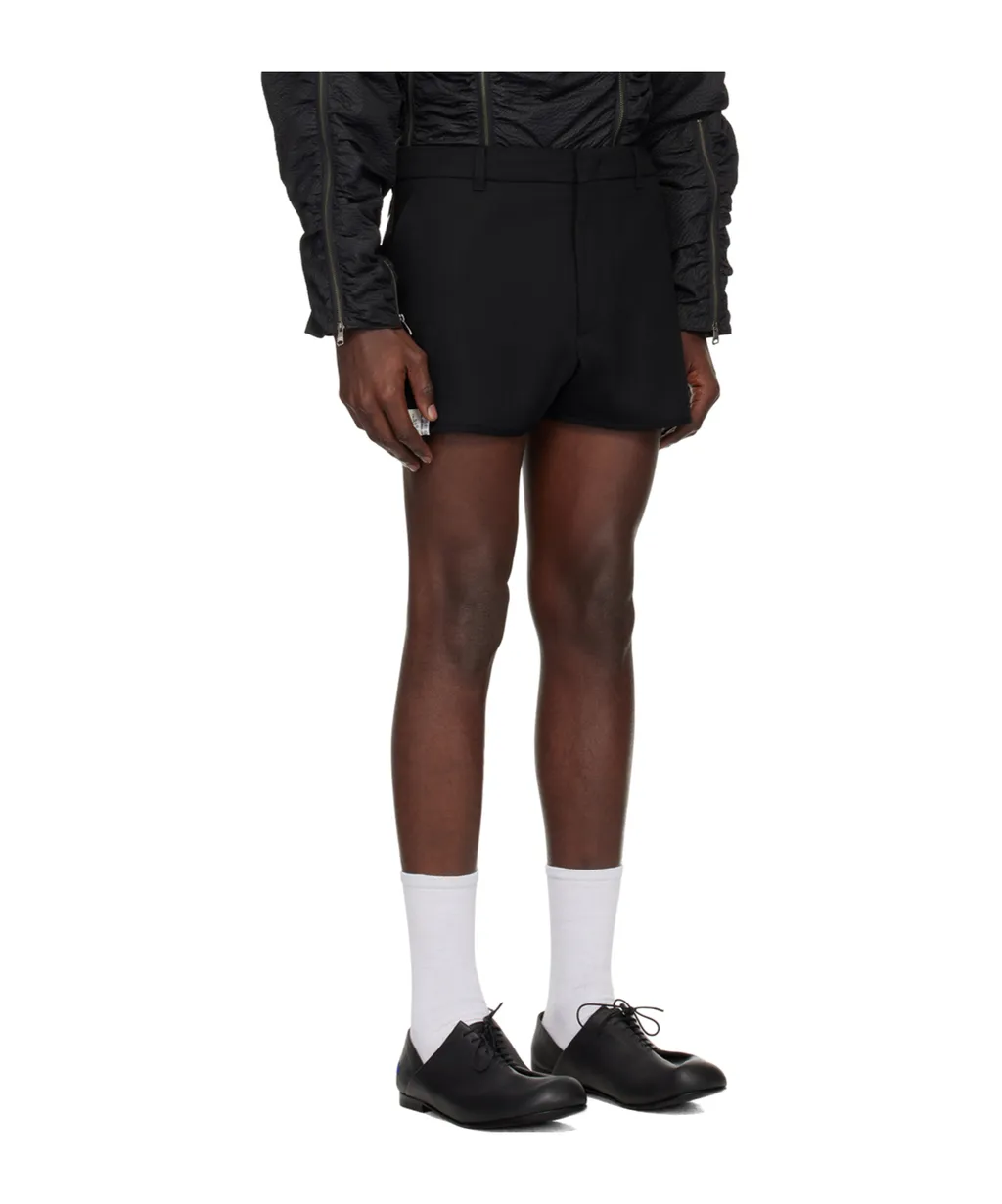 Belt Loop Zipper Shorts