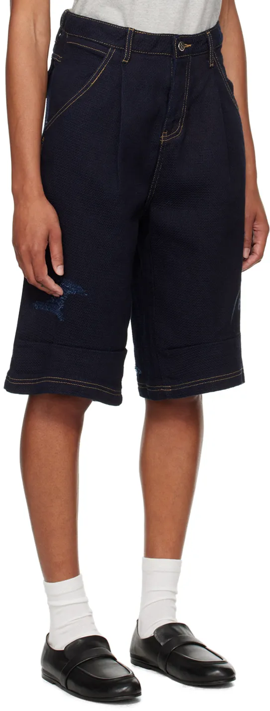 Belt Loop Zipper Shorts
