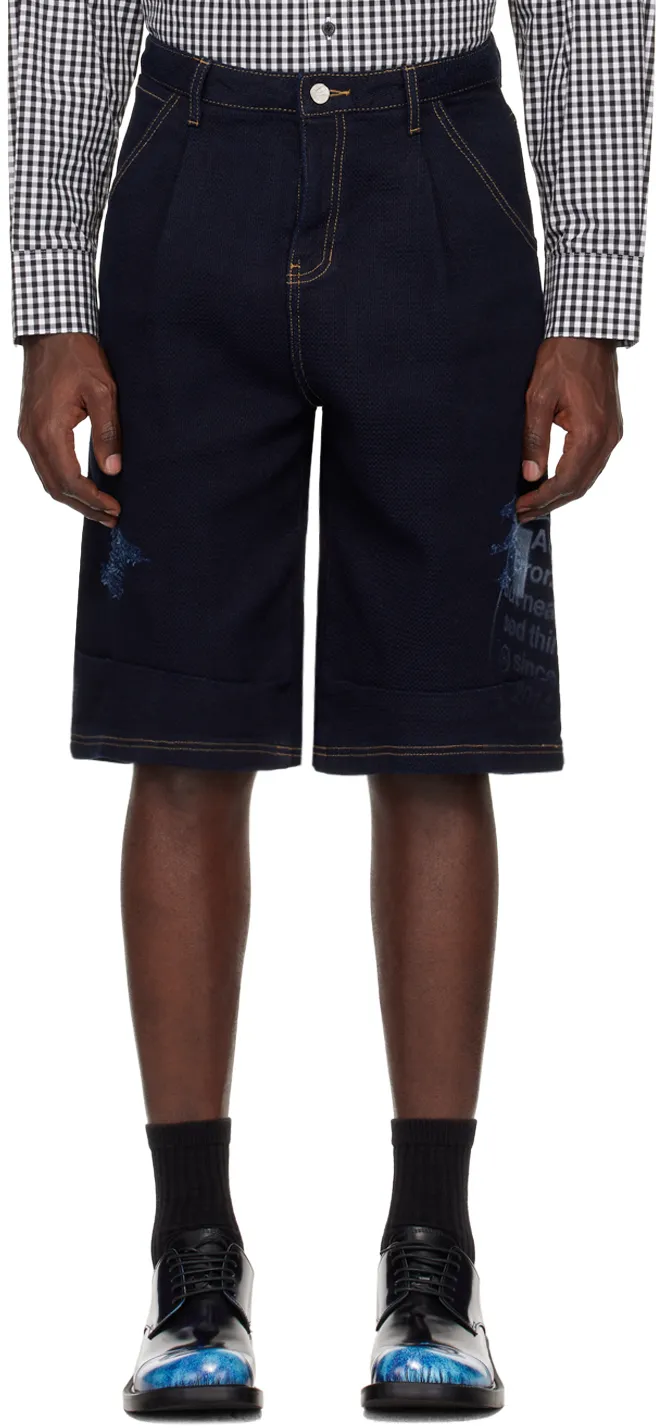 Belt Loop Zipper Shorts