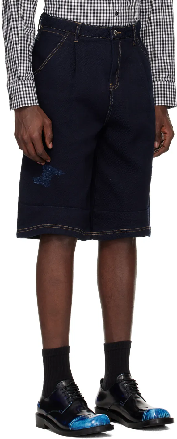 Belt Loop Zipper Shorts