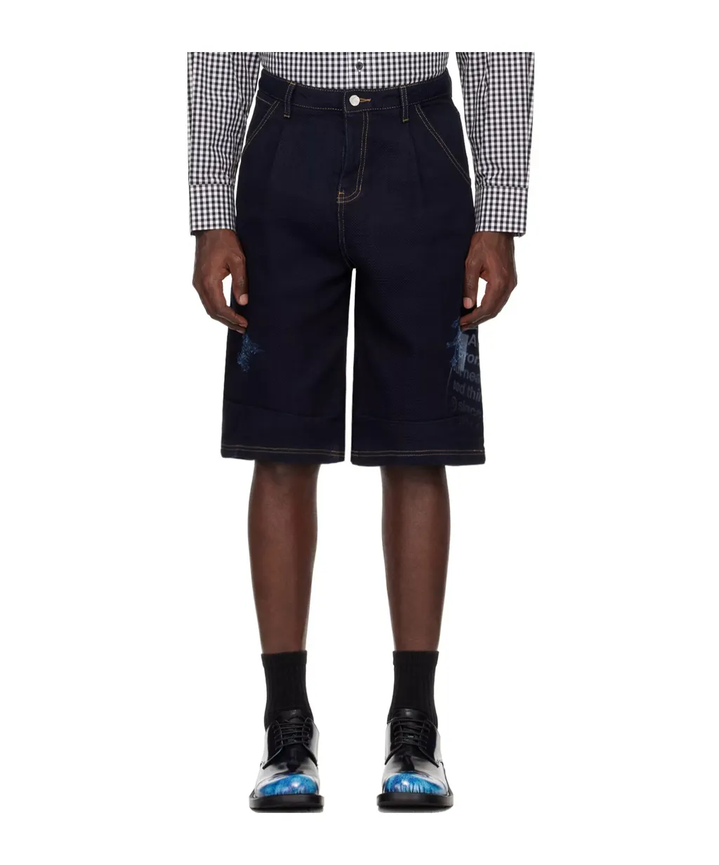 Belt Loop Zipper Shorts