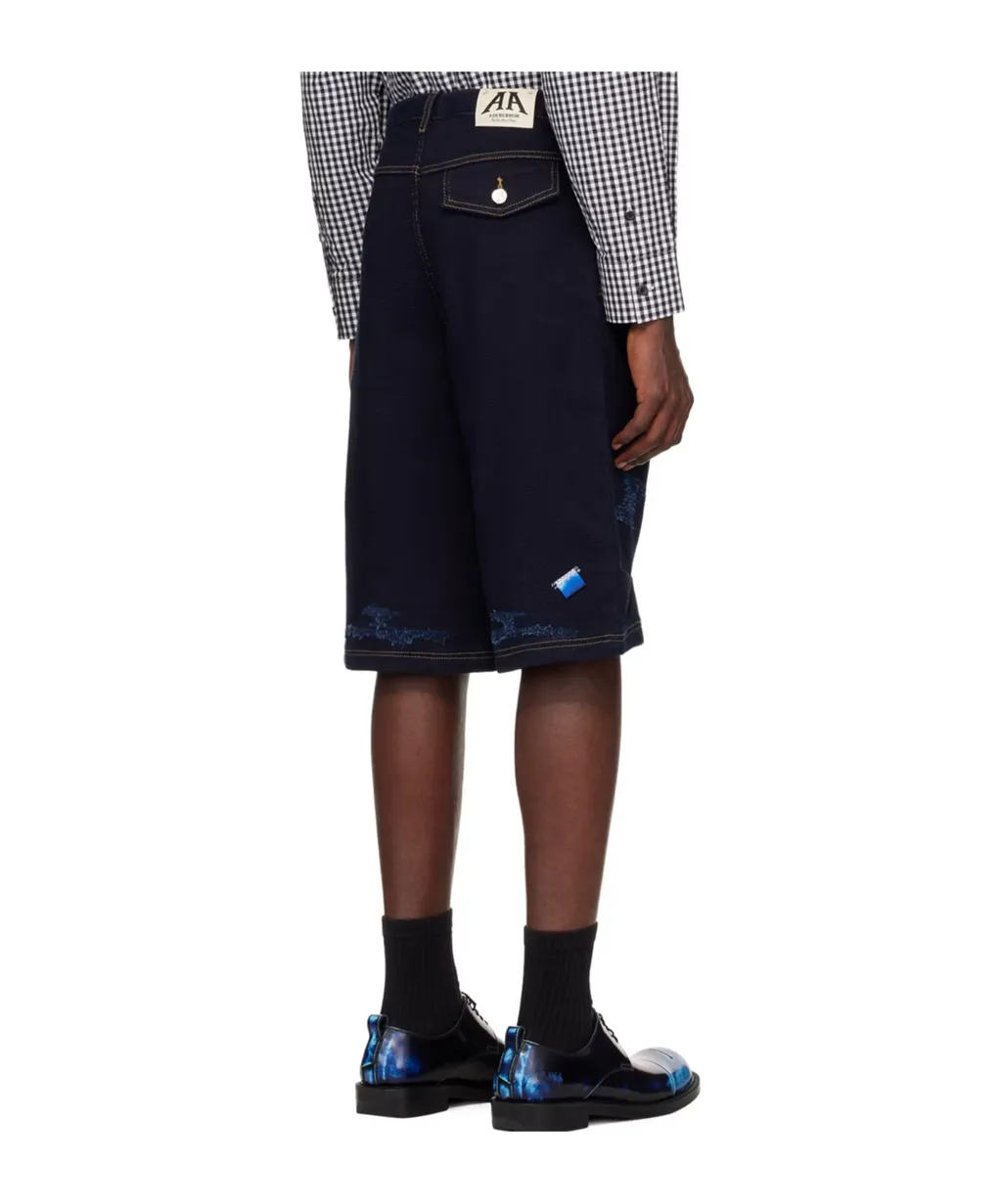 Belt Loop Zipper Shorts