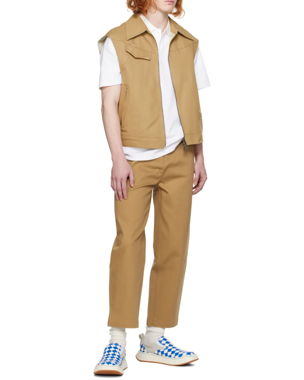 Belt-Loop Casual Pants