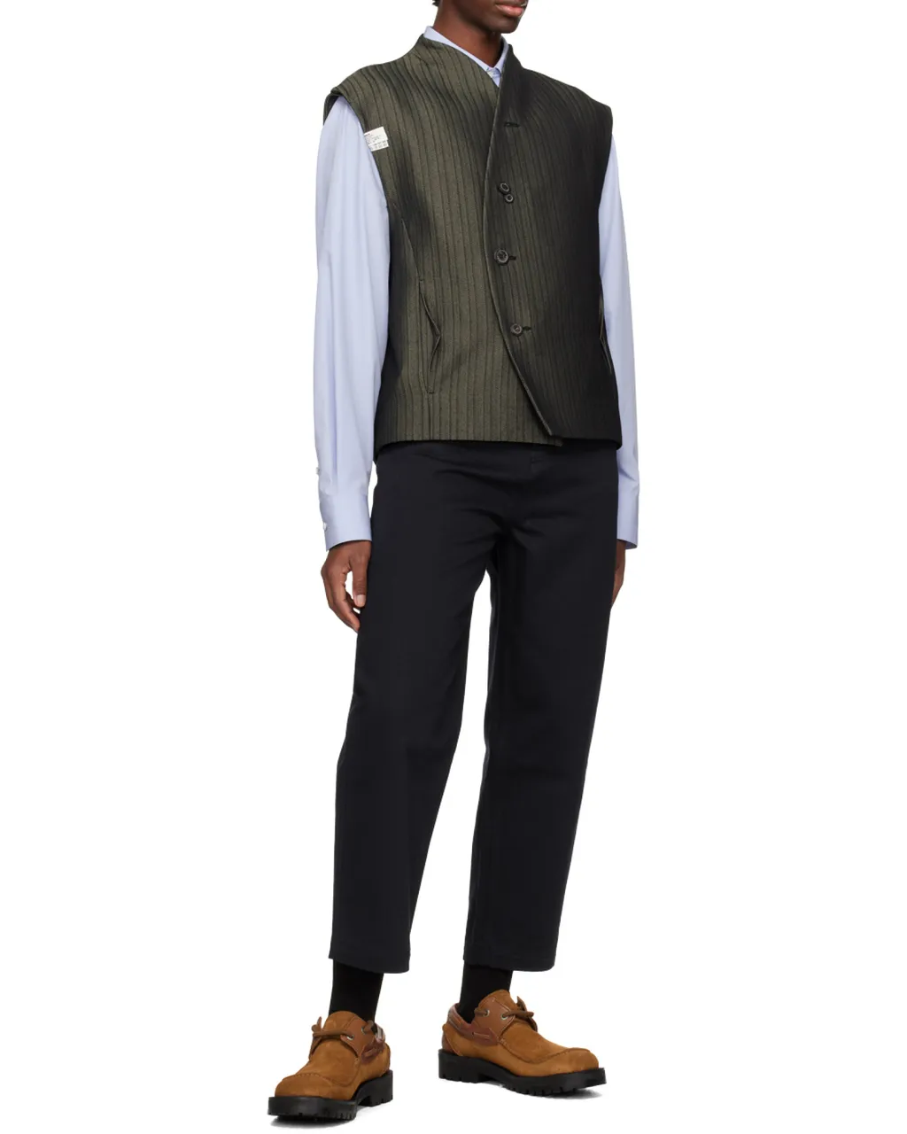 Twill Waist-Loop Casual Pants