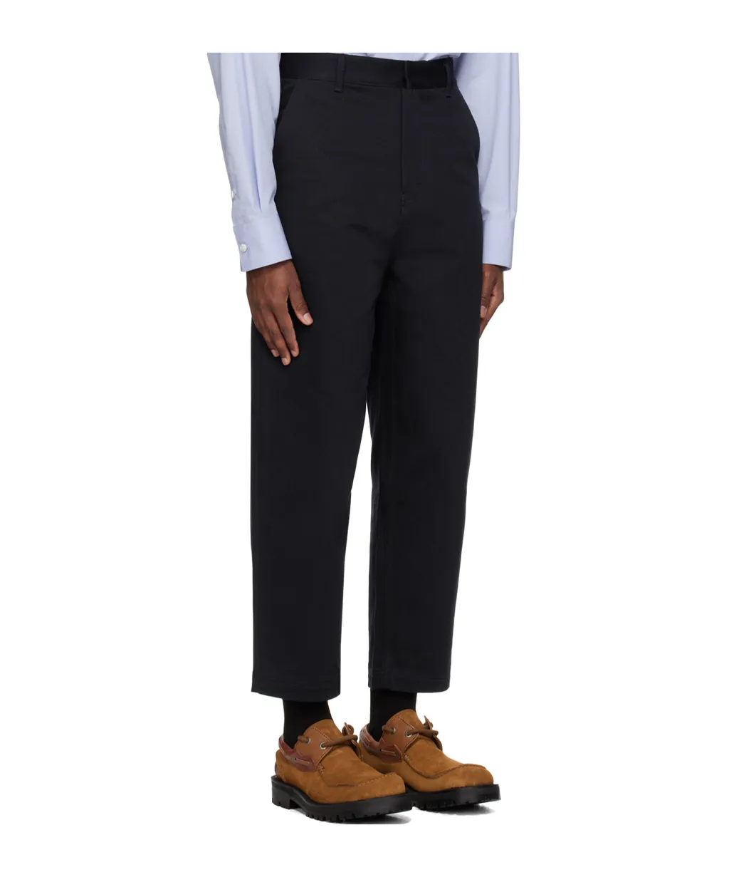 Twill Waist-Loop Casual Pants