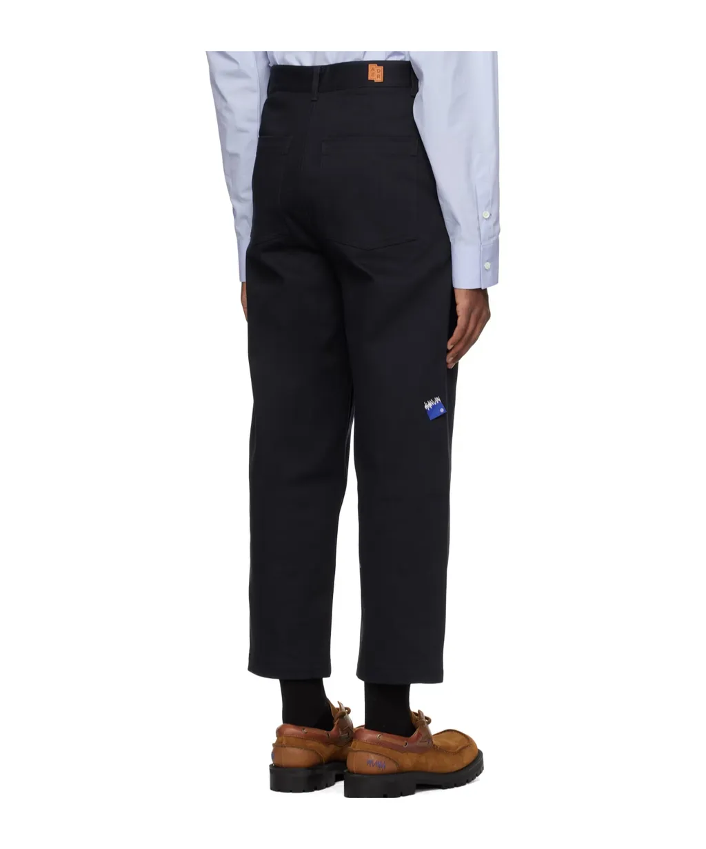 Twill Waist-Loop Casual Pants