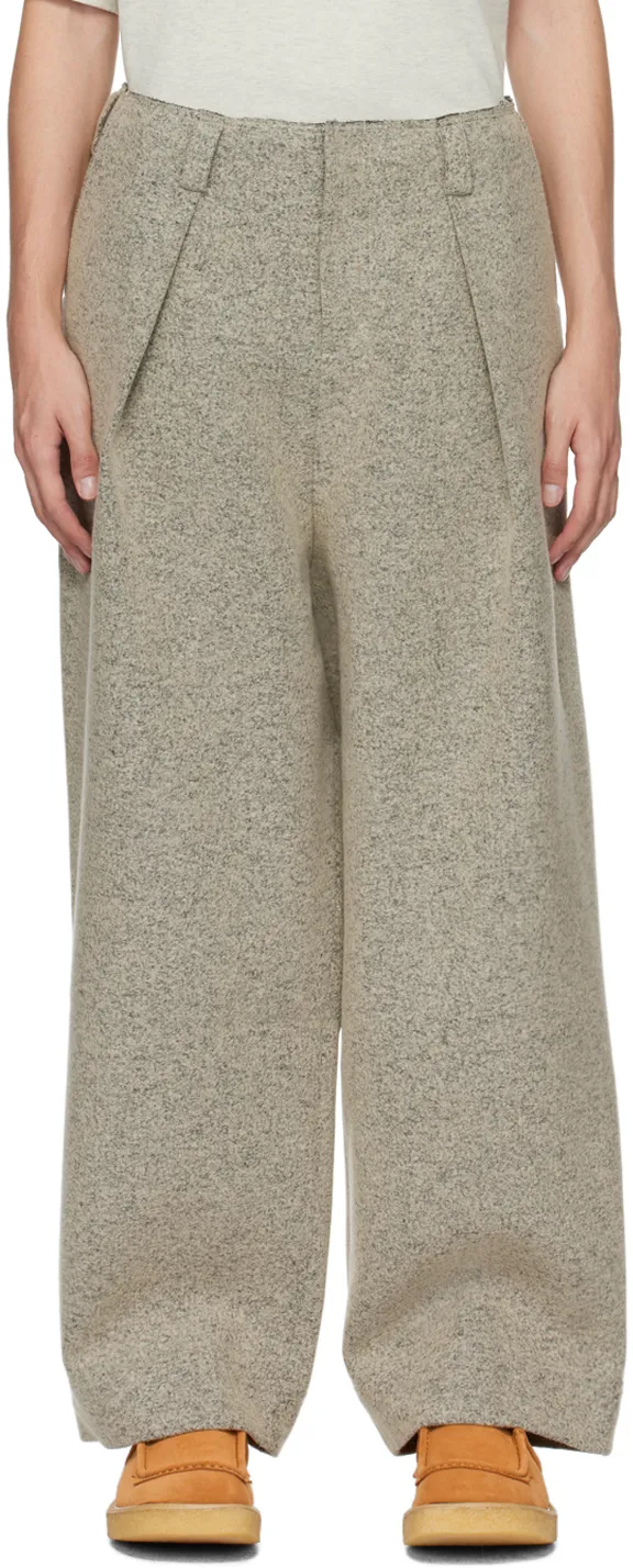 Low-Rise Logo Casual Pants