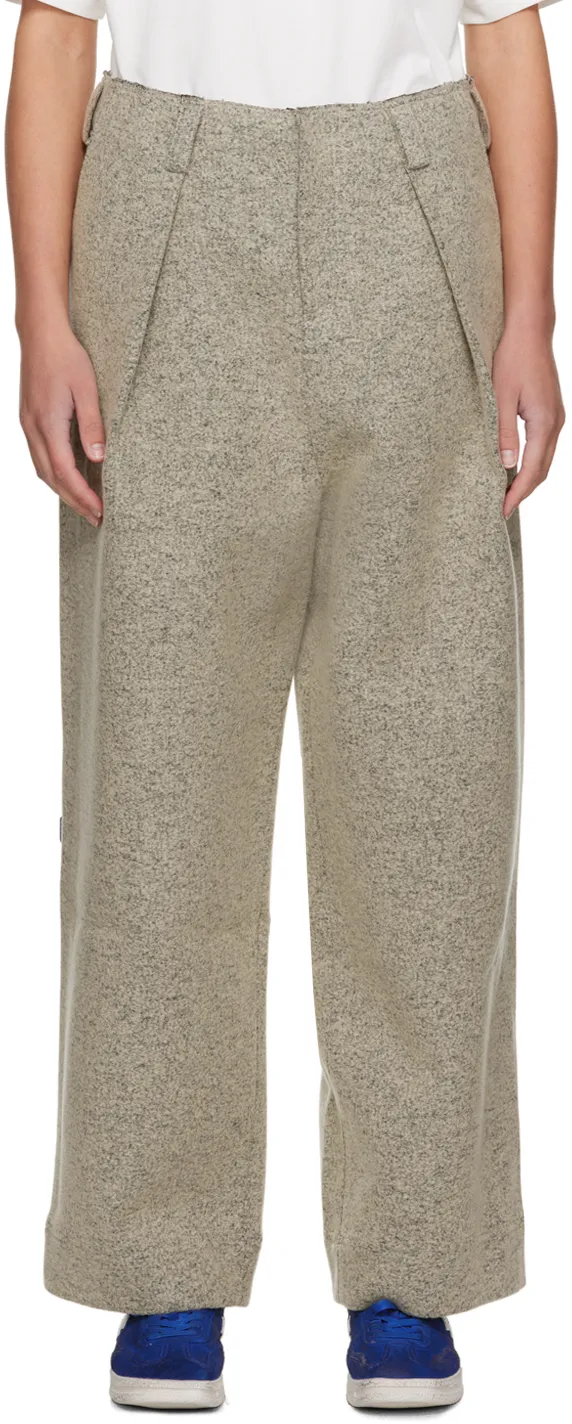 Low-Rise Logo Casual Pants