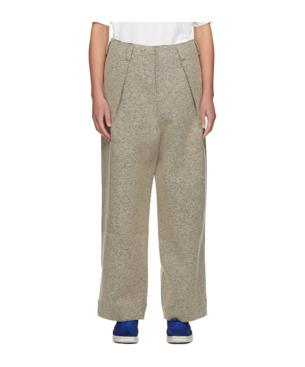 Low-Rise Logo Casual Pants