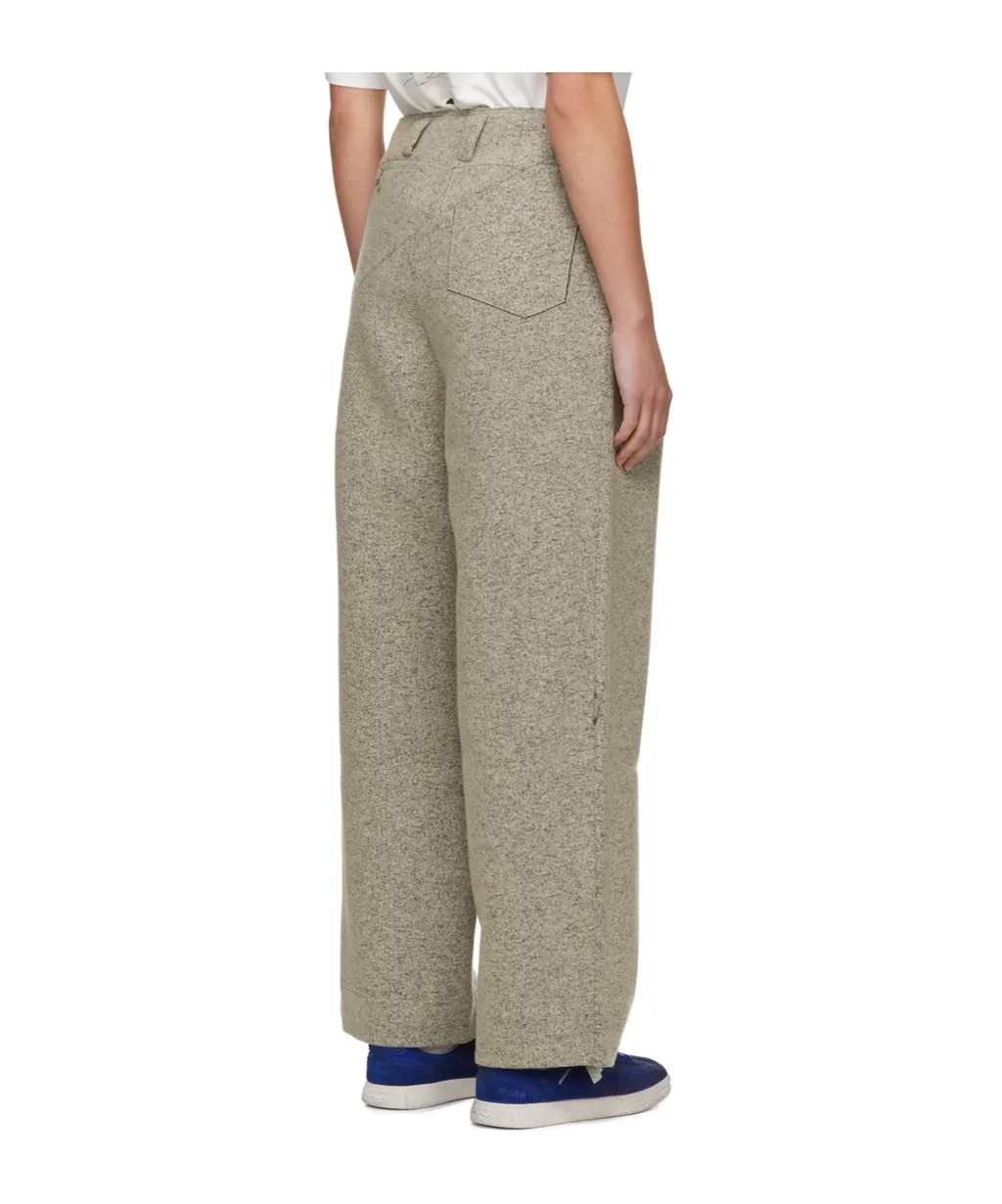 Low-Rise Logo Casual Pants