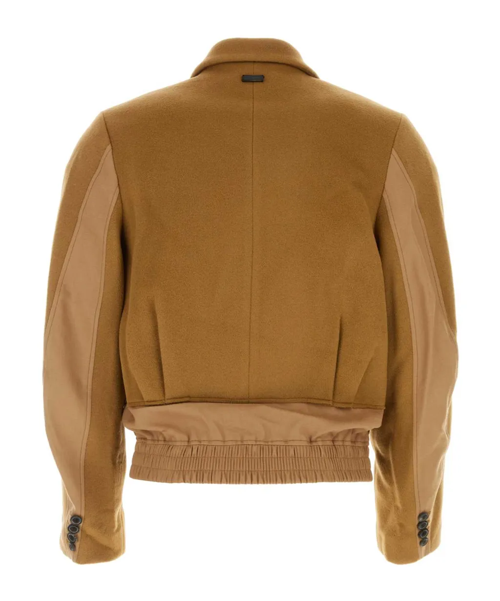 Buttoned Long-Sleeved Jacket