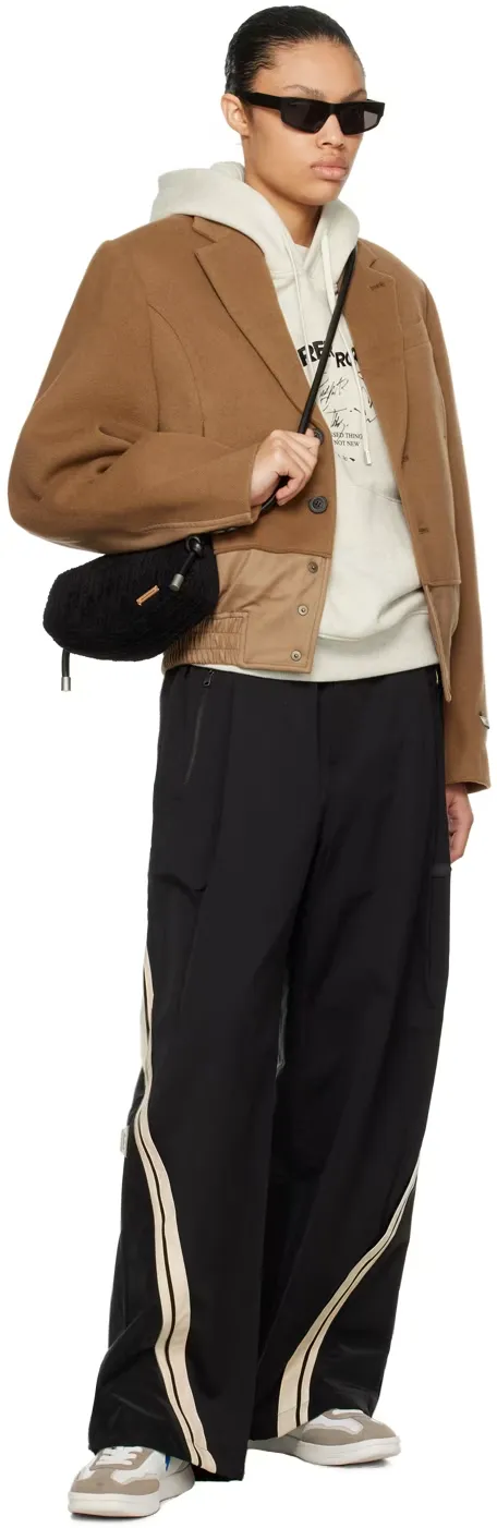 Buttoned Long-Sleeved Jacket