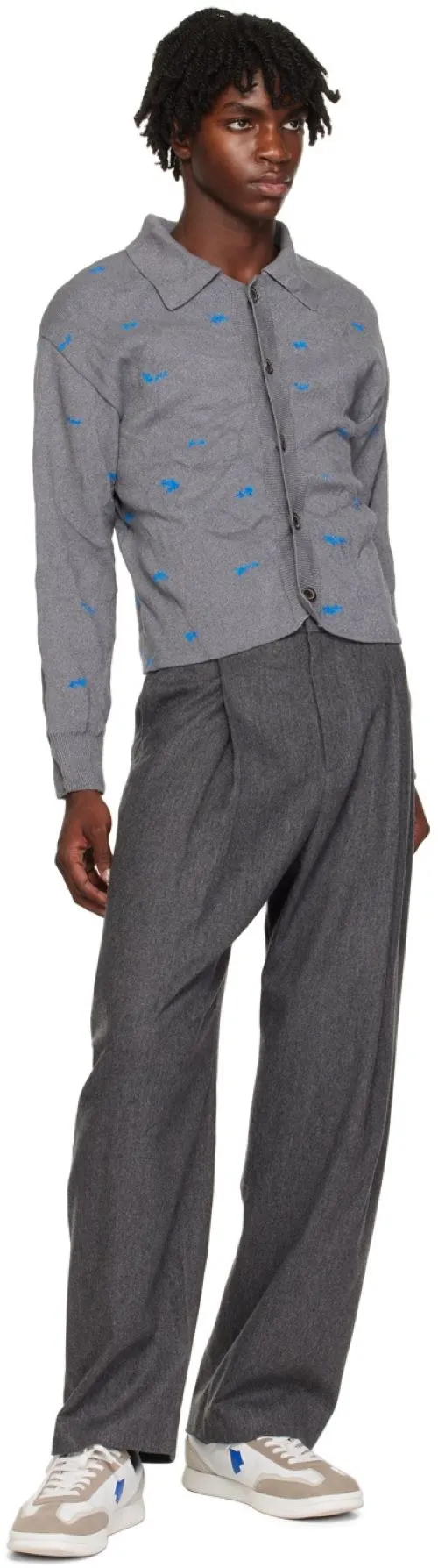 Jacquard Cardigan